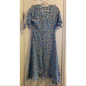 Faithful the Brand - Anthropologie floral dress L